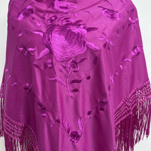 Mantón Buganvilla Una Rosa.