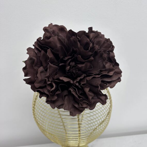 Peonias Grandes Marron Chocolate.