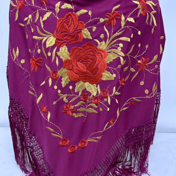 Manton Buganvilla Dos Flores Rojas